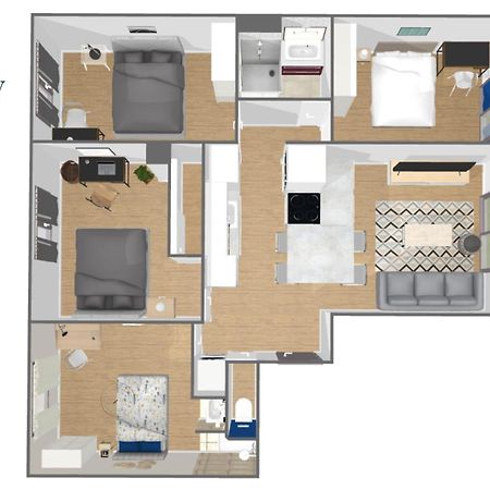 Homey La Coloc Du 40 - Colocation Haut De Gamme De 4 Chambres Uniques Et Privees - Proche Transports En Commun - Aux Portes De Geneve Annemasse Zewnętrze zdjęcie